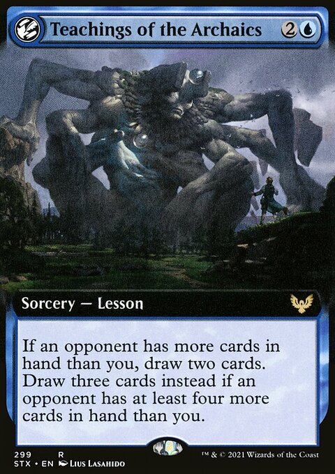 Teachings of the Archaics (Extended Art) [Strixhaven: School of Mages]
