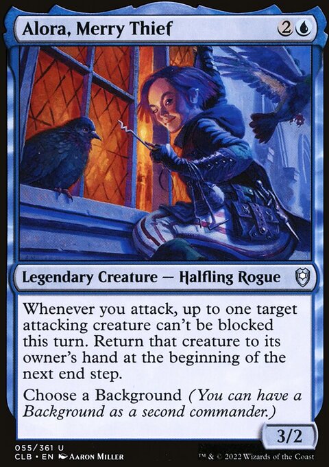 Alora, Merry Thief [Commander Legends: Battle for Baldur's Gate]