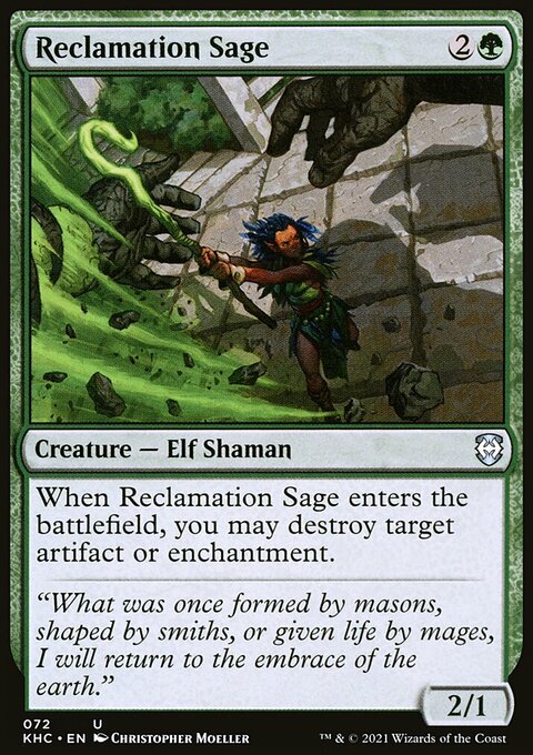 Reclamation Sage [Kaldheim Commander]