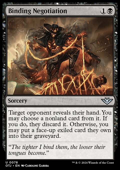 Binding Negotiation [Outlaws of Thunder Junction]