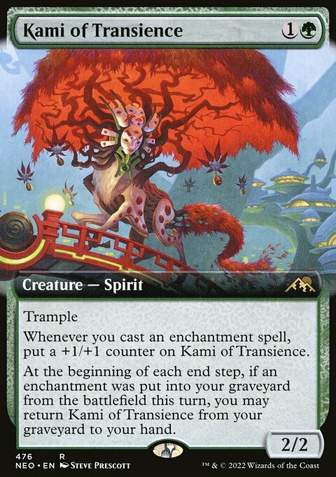 Kami of Transience (Extended Art) [Kamigawa: Neon Dynasty]