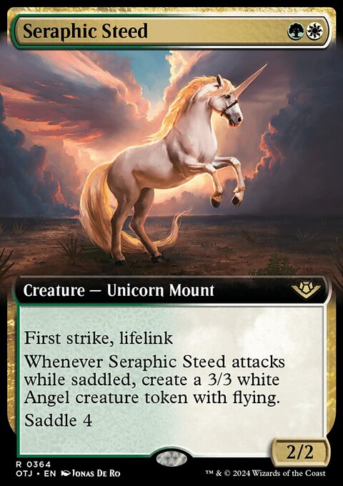 Seraphic Steed (Extended Art) [Outlaws of Thunder Junction]