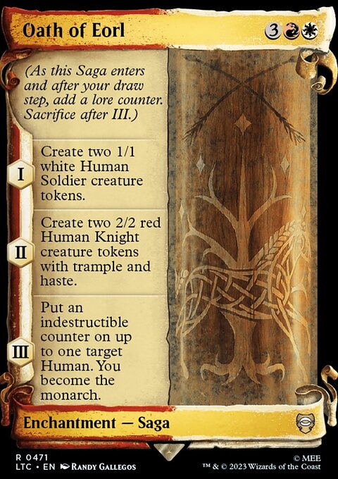 Oath of Eorl [The Lord of the Rings: Tales of Middle-Earth Commander Showcase Scrolls]