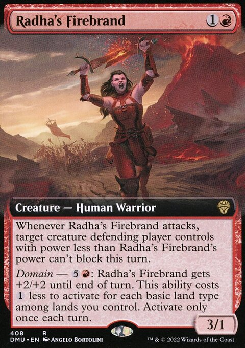 Radha's Firebrand (Extended Art) [Dominaria United]