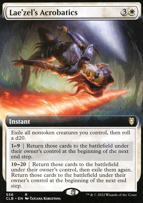 Lae'zel's Acrobatics (Extended Art) [Commander Legends: Battle for Baldur's Gate]