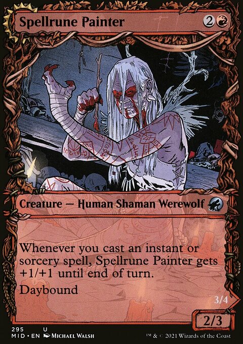 Spellrune Painter // Spellrune Howler (Showcase Equinox) [Innistrad: Midnight Hunt]