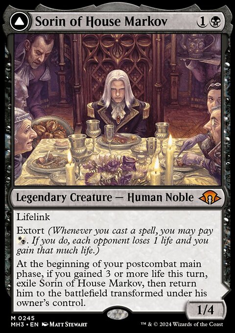 Sorin of House Markov // Sorin, Ravenous Neonate [Modern Horizons 3]