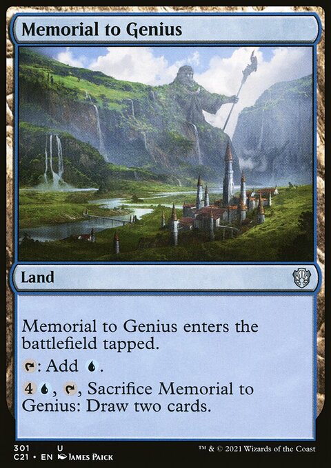 Memorial to Genius [Commander 2021]