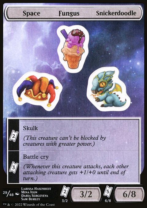 Space Fungus Snickerdoodle [Unfinity Stickers]