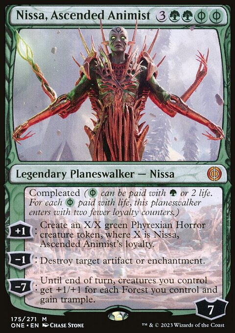 Nissa, Ascended Animist [Phyrexia: All Will Be One]