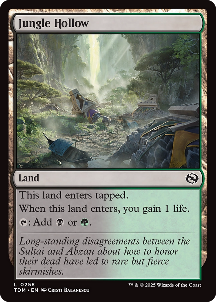 Jungle Hollow [Tarkir: Dragonstorm]