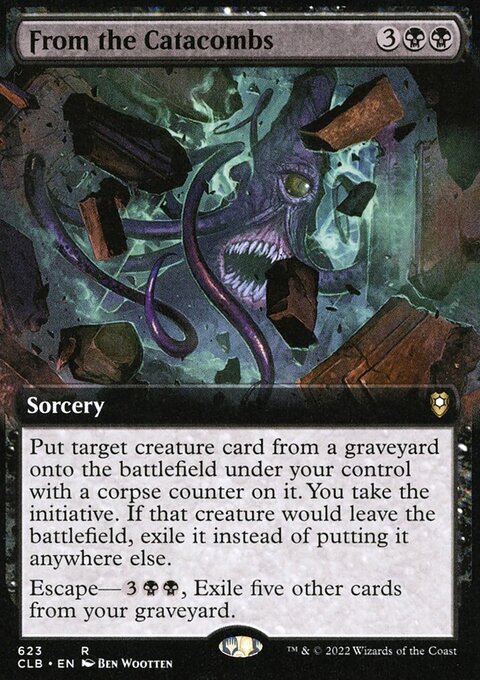 From the Catacombs (Extended Art) [Commander Legends: Battle for Baldur's Gate]