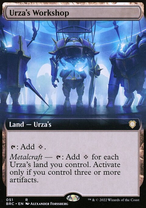 Urza's Workshop (Extended Art) [The Brothers' War Commander]