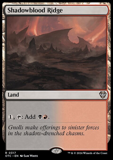 Shadowblood Ridge [Outlaws of Thunder Junction Commander]