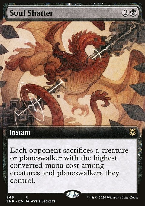 Soul Shatter (Extended Art) [Zendikar Rising]
