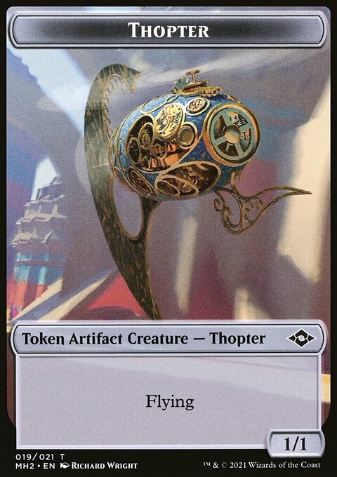 Thopter // Treasure (21) Double-Sided Token [Modern Horizons 2 Tokens]
