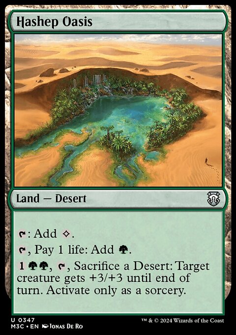 Hashep Oasis [Modern Horizons 3 Commander]