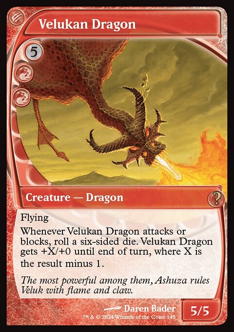 Velukan Dragon (Future Sight) [Mystery Booster 2]