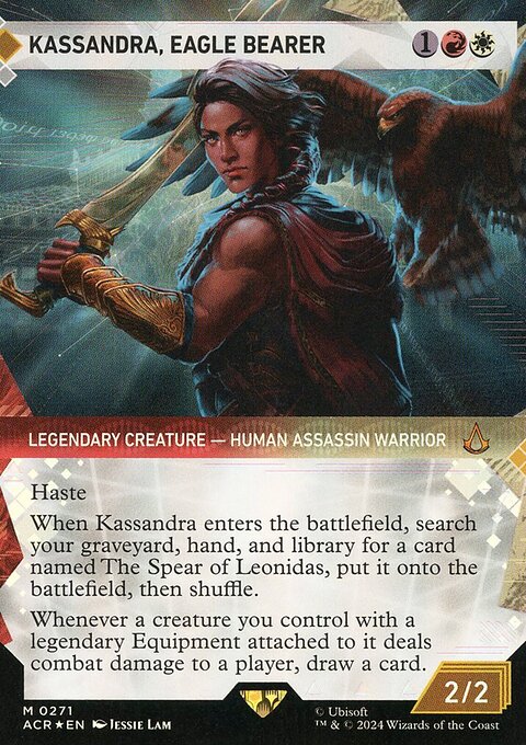 Kassandra, Eagle Bearer (Showcase) (Textured Foil) [Assassin's Creed]