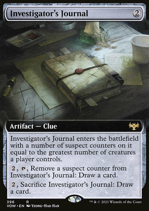 Investigator's Journal (Extended Art) [Innistrad: Crimson Vow]