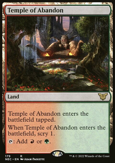 Temple of Abandon [Kamigawa: Neon Dynasty Commander]