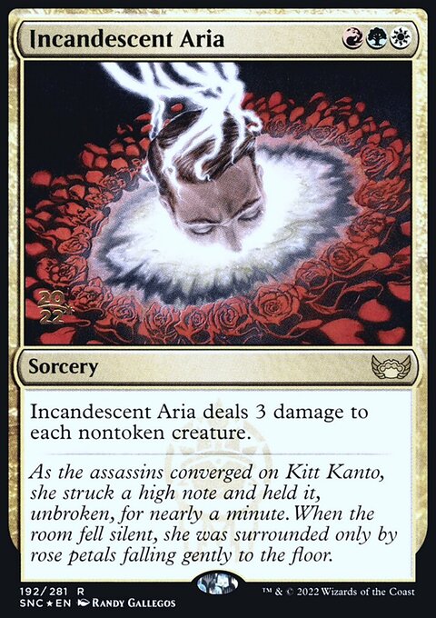 Incandescent Aria [Streets of New Capenna Prerelease Promos]