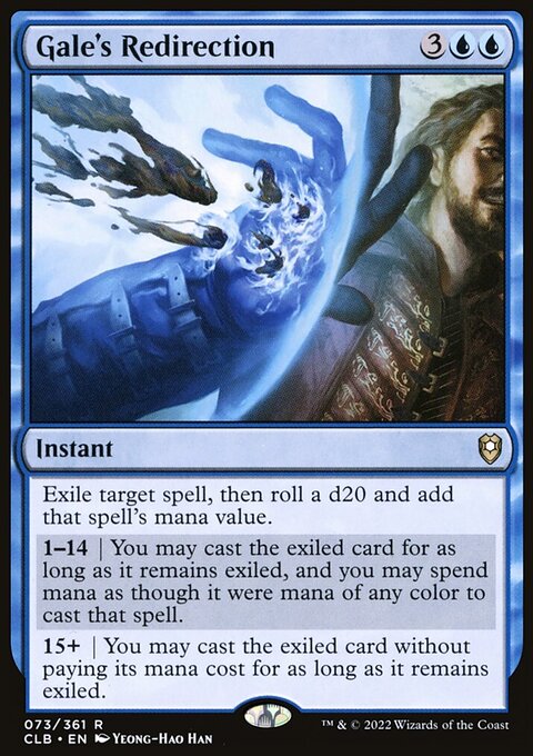 Gale's Redirection [Commander Legends: Battle for Baldur's Gate]