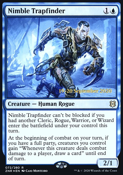 Nimble Trapfinder [Zendikar Rising Prerelease Promos]