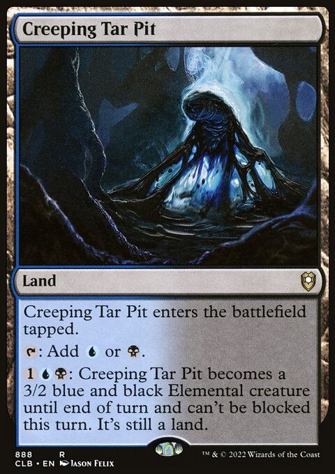 Creeping Tar Pit [Commander Legends: Battle for Baldur's Gate]