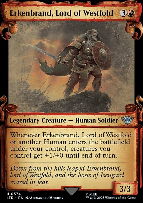 Erkenbrand, Lord of Westfold [The Lord of the Rings: Tales of Middle-Earth Showcase Scrolls]