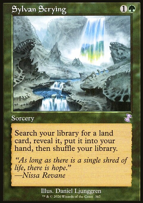 Sylvan Scrying (Timeshifted) [Time Spiral Remastered]