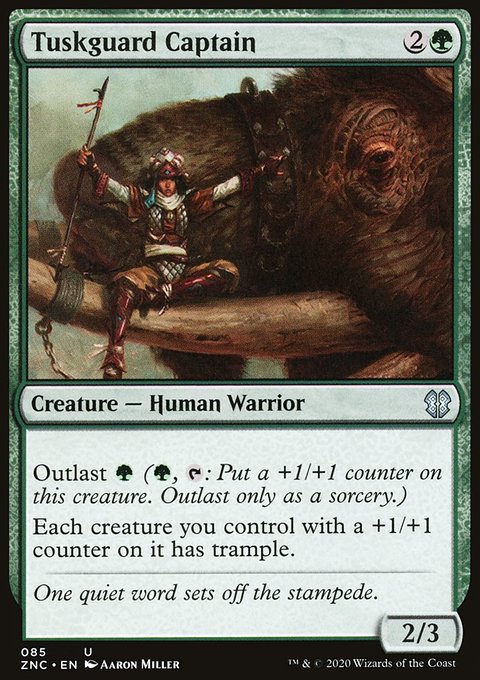Tuskguard Captain [Zendikar Rising Commander]