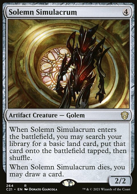 Solemn Simulacrum [Commander 2021]