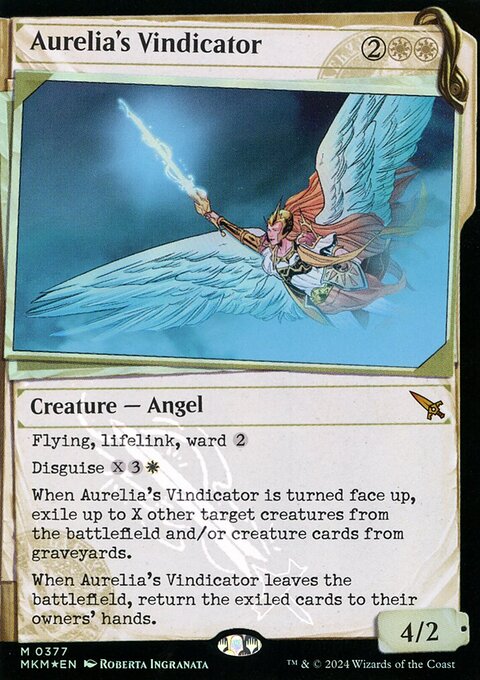 Aurelia's Vindicator (Showcase) (Invisible Ink) [Murders at Karlov Manor]