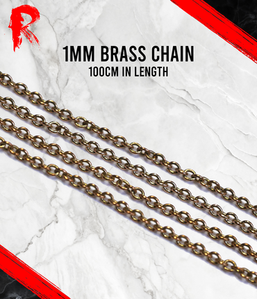 Brass Hobby Chain - 1mm