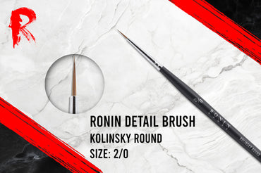 Ronin Games Brushes - Kolinsky Sable Brush - Size 2/0