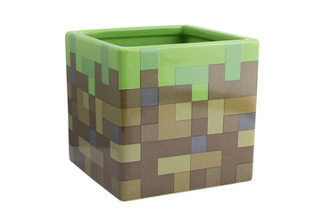 Minecraft Grass Block Pen and Plant Pot