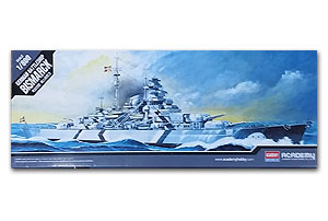 Academy 1/800 Battleship Bismarck (Static) Plastic Model Kit