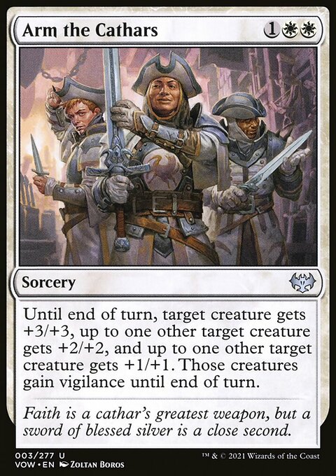 Arm the Cathars [Innistrad: Crimson Vow]