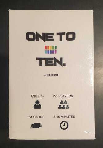 One To Ten Card Game