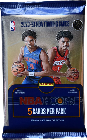 Panini 2023- 2024 Hoops Basketball Gravity Feed. 5 x card per pack