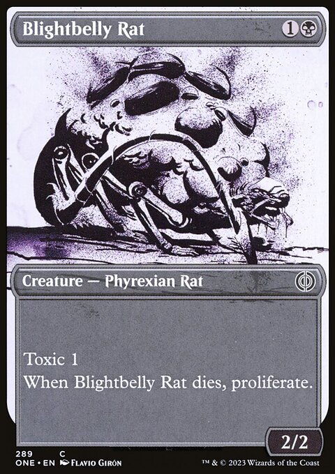 Blightbelly Rat (Showcase Ichor) [Phyrexia: All Will Be One]
