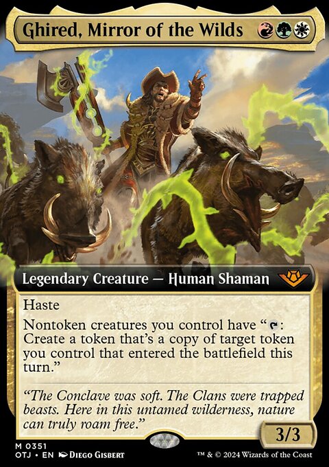 Ghired, Mirror of the Wilds (Extended Art) [Outlaws of Thunder Junction]