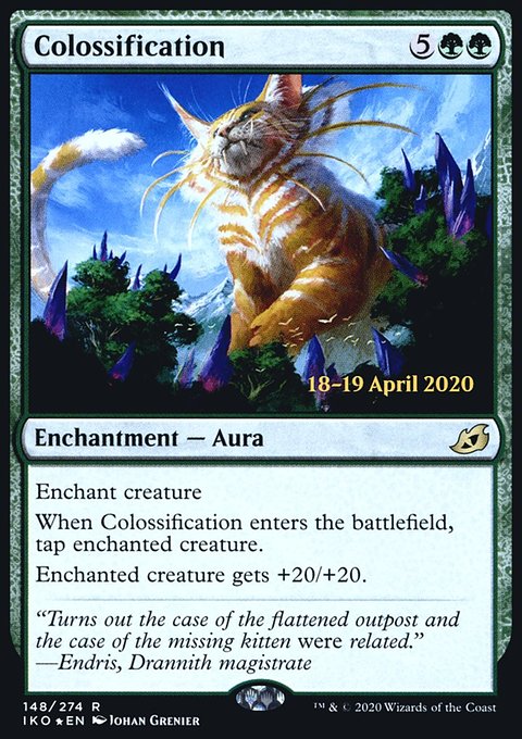 Colossification [Ikoria: Lair of Behemoths Prerelease Promos]