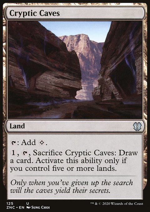Cryptic Caves [Zendikar Rising Commander]