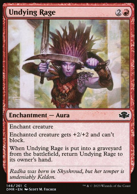 Undying Rage [Dominaria Remastered]