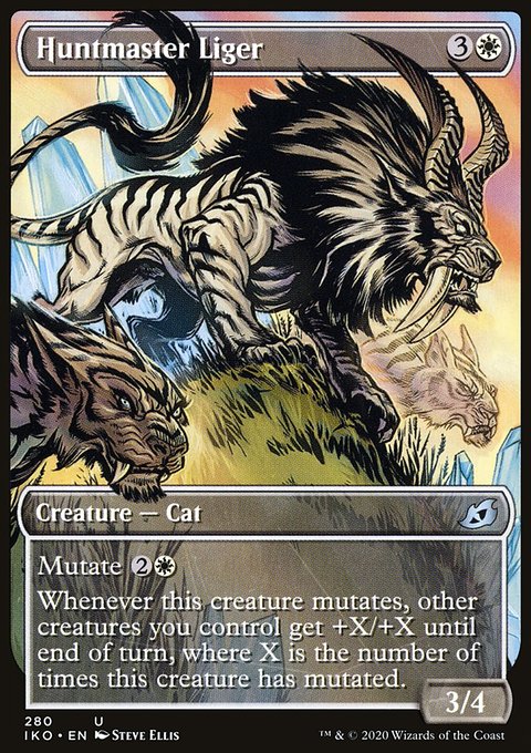 Huntmaster Liger (Showcase) [Ikoria: Lair of Behemoths]