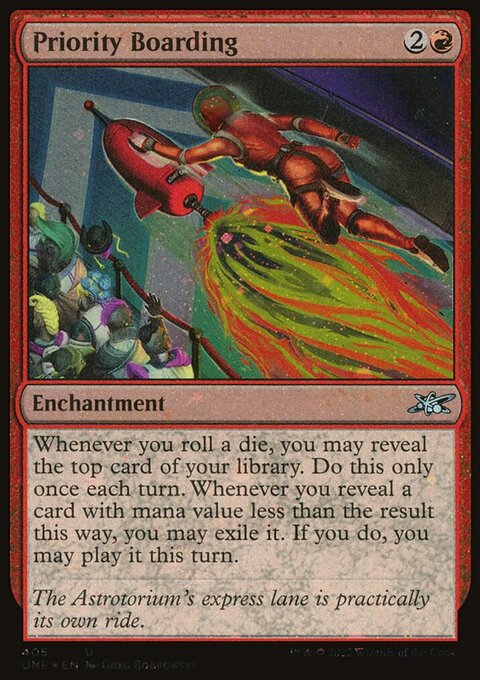 Priority Boarding (Galaxy Foil) [Unfinity]