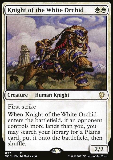 Knight of the White Orchid [Innistrad: Crimson Vow Commander]