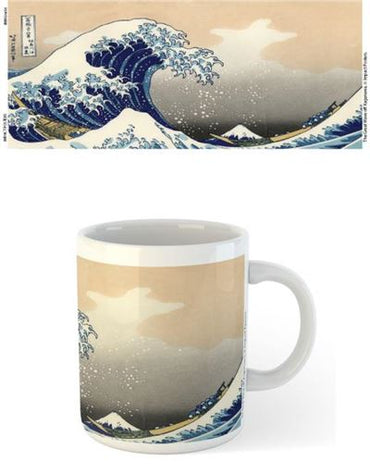 okusai - Great Wave of Kanagawa - White Mug